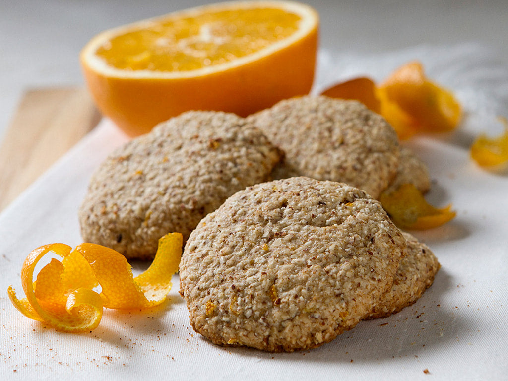 LOW CARB VEGAN ORANGE COOKIES – Fitbakes®