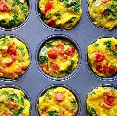 Egg Spinach Muffins – Fitbakes®