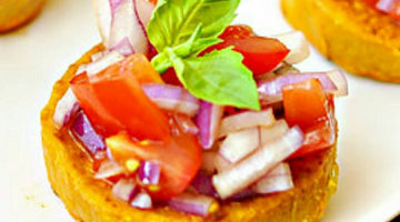 SWEET POTATO BRUSCHETTA