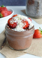 CHOCOLATE CHIA PROTEIN PUDDING