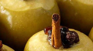 Baked Apples with Cinnamon Sticks