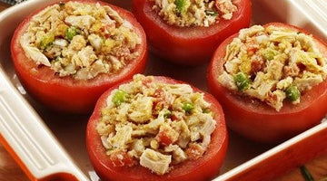 Tuna Stuffed Baked Tomatoes