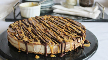 Raw Vegan Vanilla Chocolate Cheesecake