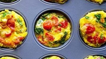 Egg Spinach Muffins