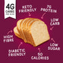 White Low carb Bread