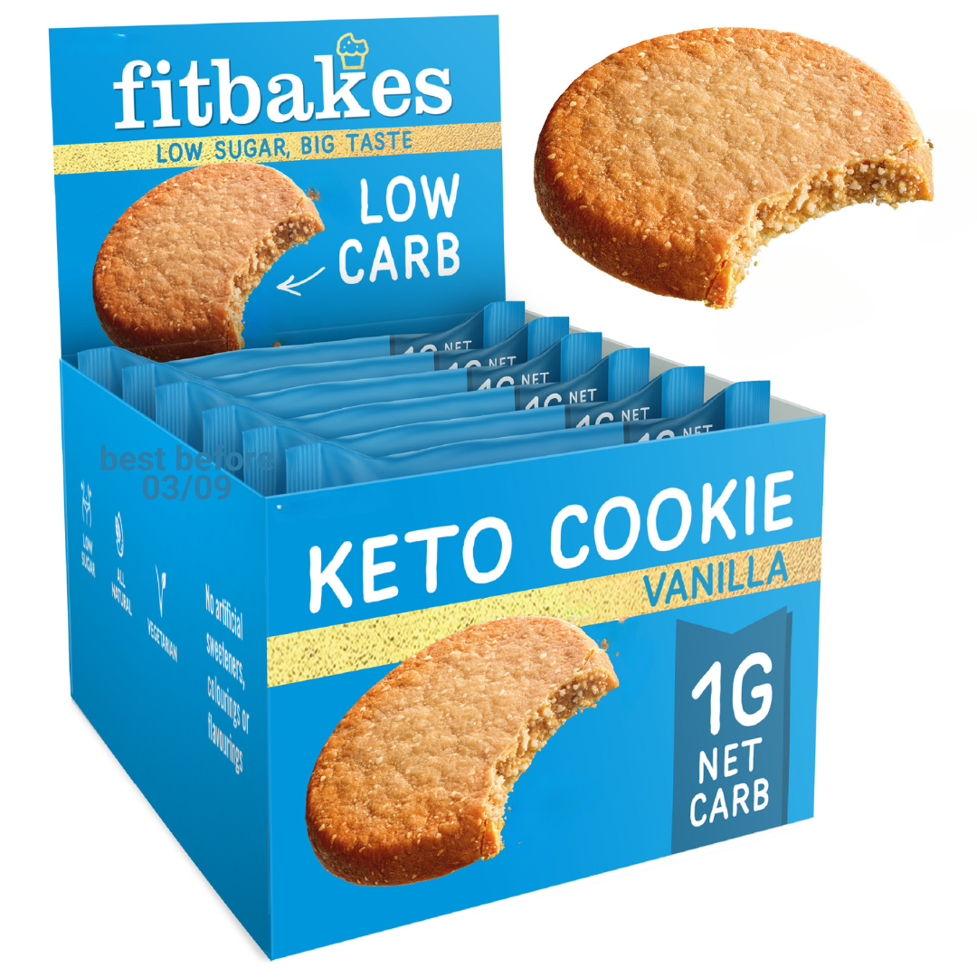 KETO COOKIES VANILLA x12 cookies per box