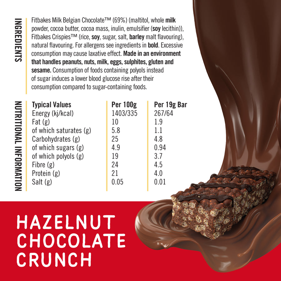 HAZELNUT CHOCOLATE CRUNCH (mini bar)