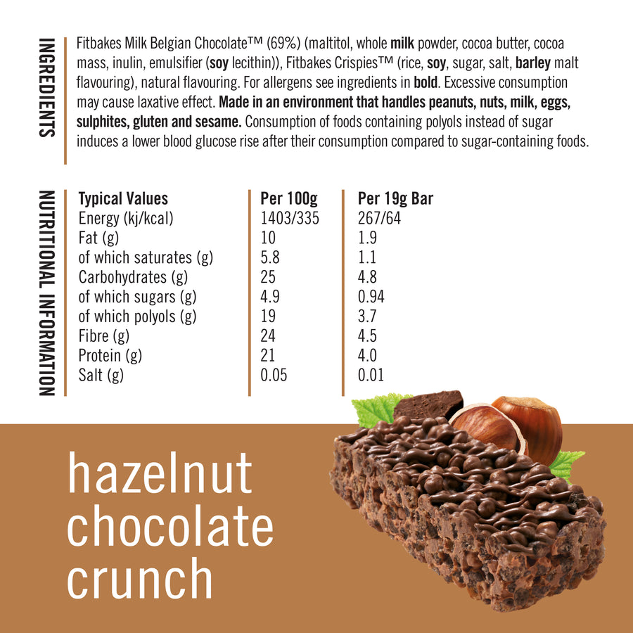 HAZELNUT CHOCOLATE CRUNCH (mini bar)
